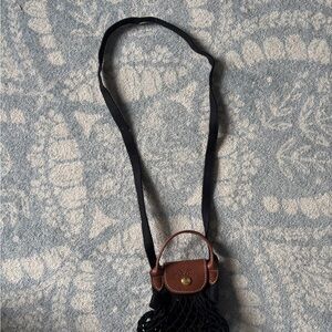 Longchamp crochet mini bag